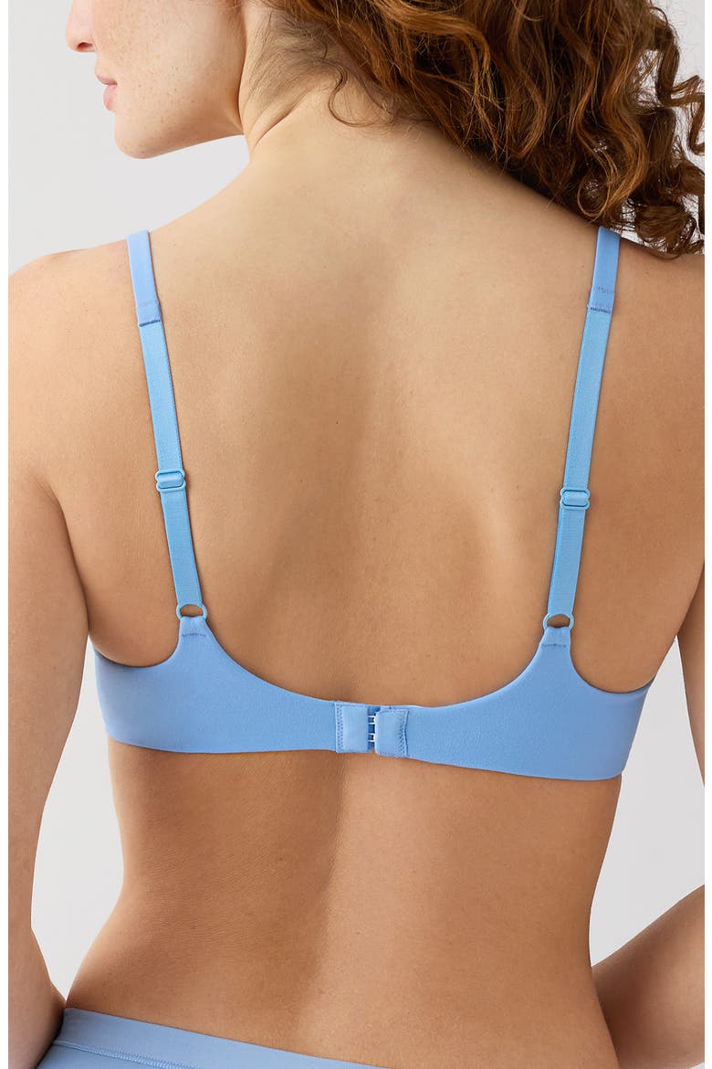 How Perfect Wire Free T-Shirt Bra, Alternate, color, BEL AIR BL