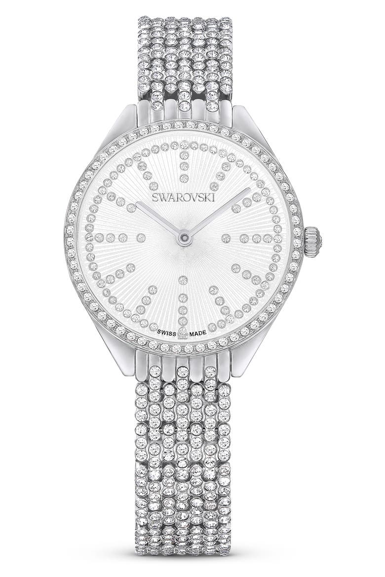 Attract Bracelet Watch, 30mm, Main, color, SILVER