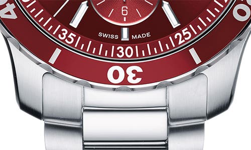 Movado Series 800 Chronograph Bracelet Watch, 42mm In Red
