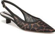Franco Sarto Pura Slingback Pointed Toe Kitten Heel Pump