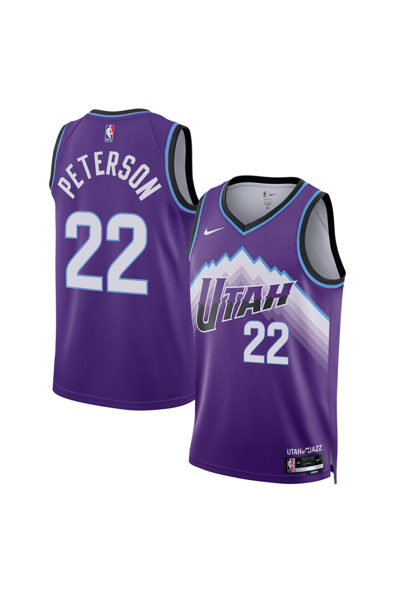 Unisex Nike Darryn Peterson Purple Utah Jazz 2026 NBA Draft Swingman Jersey - Icon Edition, Main, color, Purple