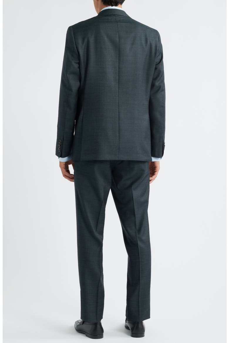 Esprit Dark Olive Mélange Wool Suit, Alternate, color, DARK OLIVE