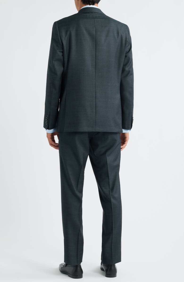 Jack Victor Esprit Dark Olive Mélange Wool Suit, Alternate, color, Dark Olive