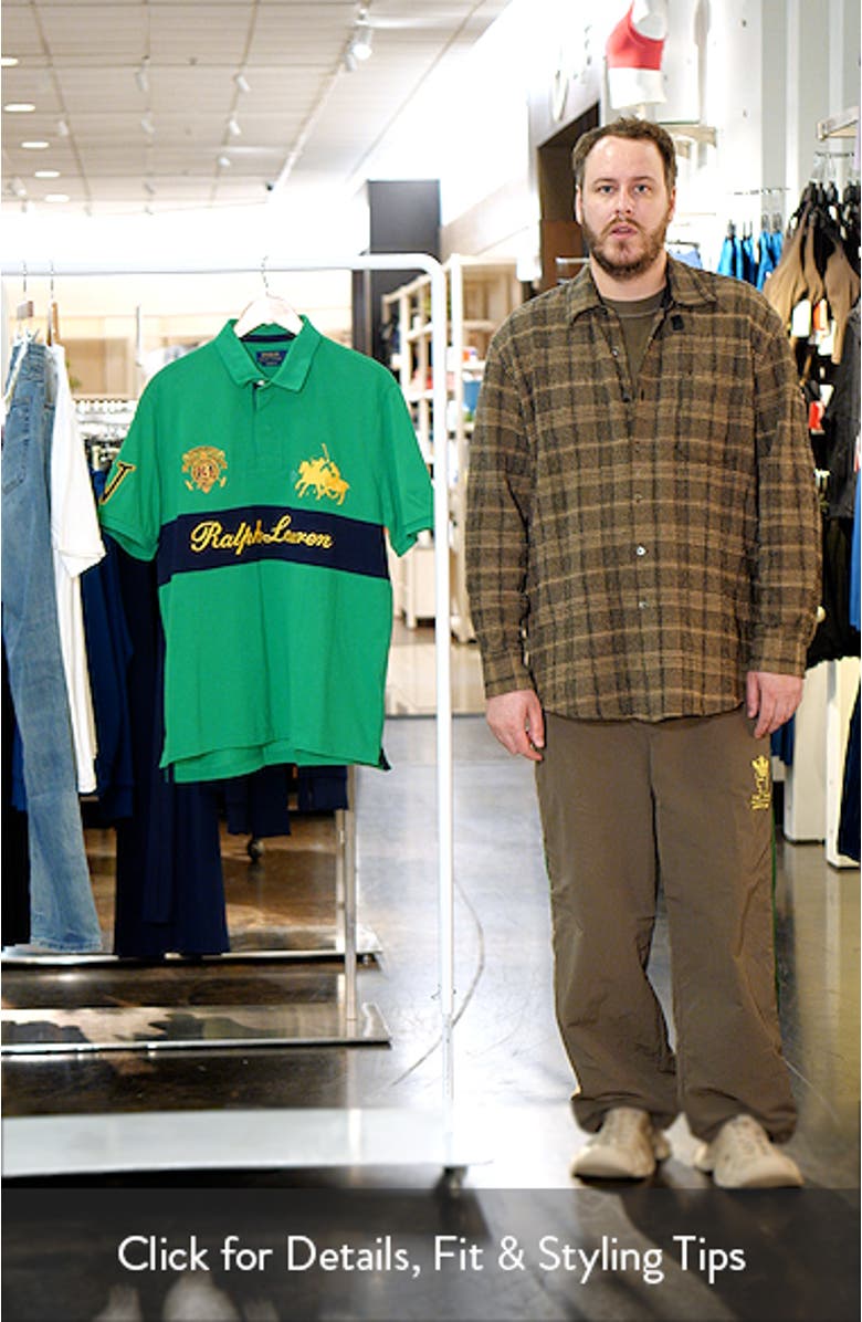 Classic Fit Crest Cotton Graphic Polo, sales video thumbnail