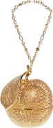 JUDITH LEIBER COUTURE Golden Delicious Apple Crystal Embellished Clutch