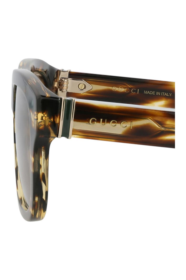54mm Square Sunglasses, Alternate, color, HAVANA HAVANA BROWN
