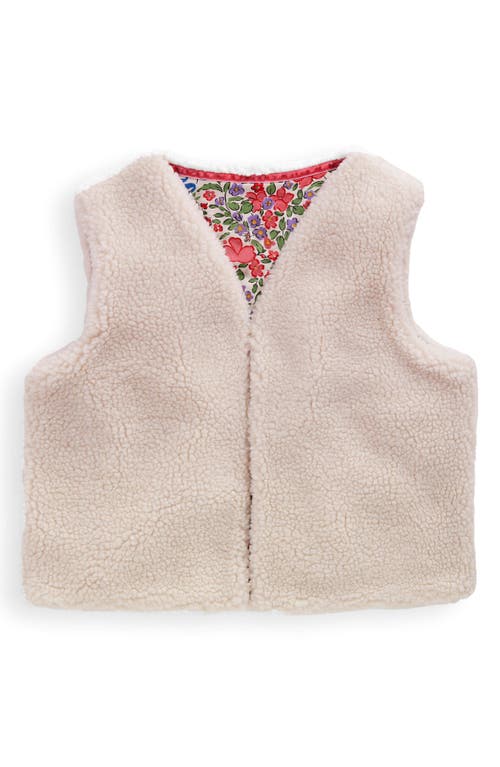 Mini Boden Kids' Fleece Vest In Neutral