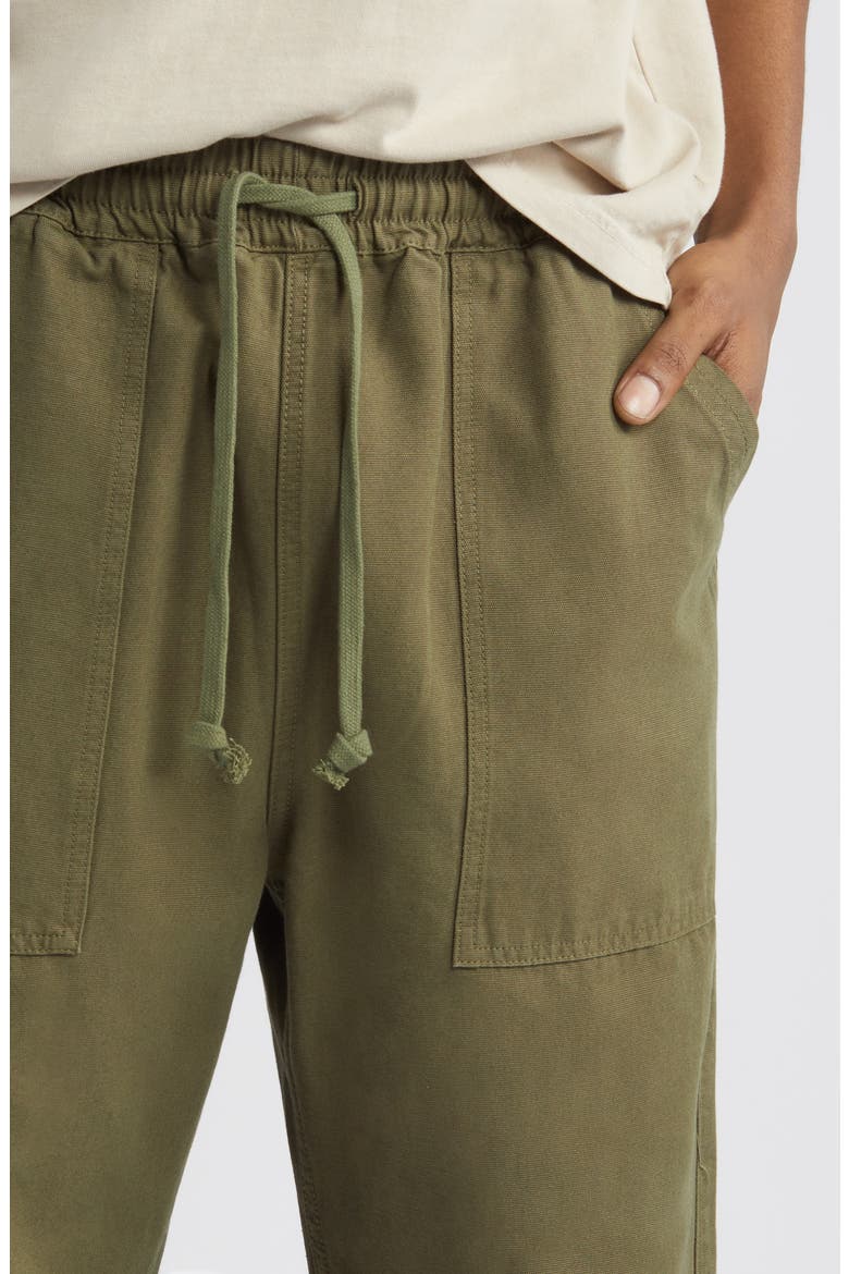Cotton Canvas Chef Pants, Alternate, color, OLIVE