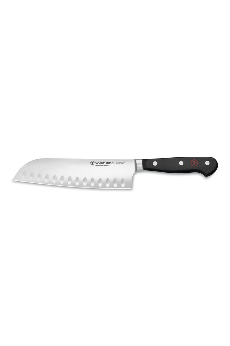'Classic' Santoku Knife, Main, color, BLACK