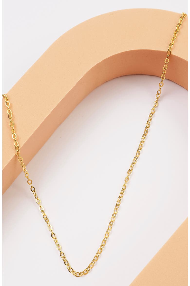 14K Gold Chain Necklace, Alternate, color, GOLD