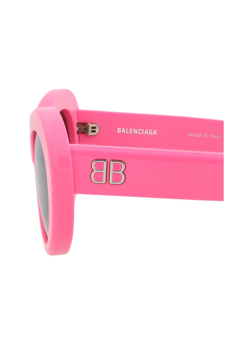 55mm Oval Sunglasses, Alternate, color, PINK PINK GREY