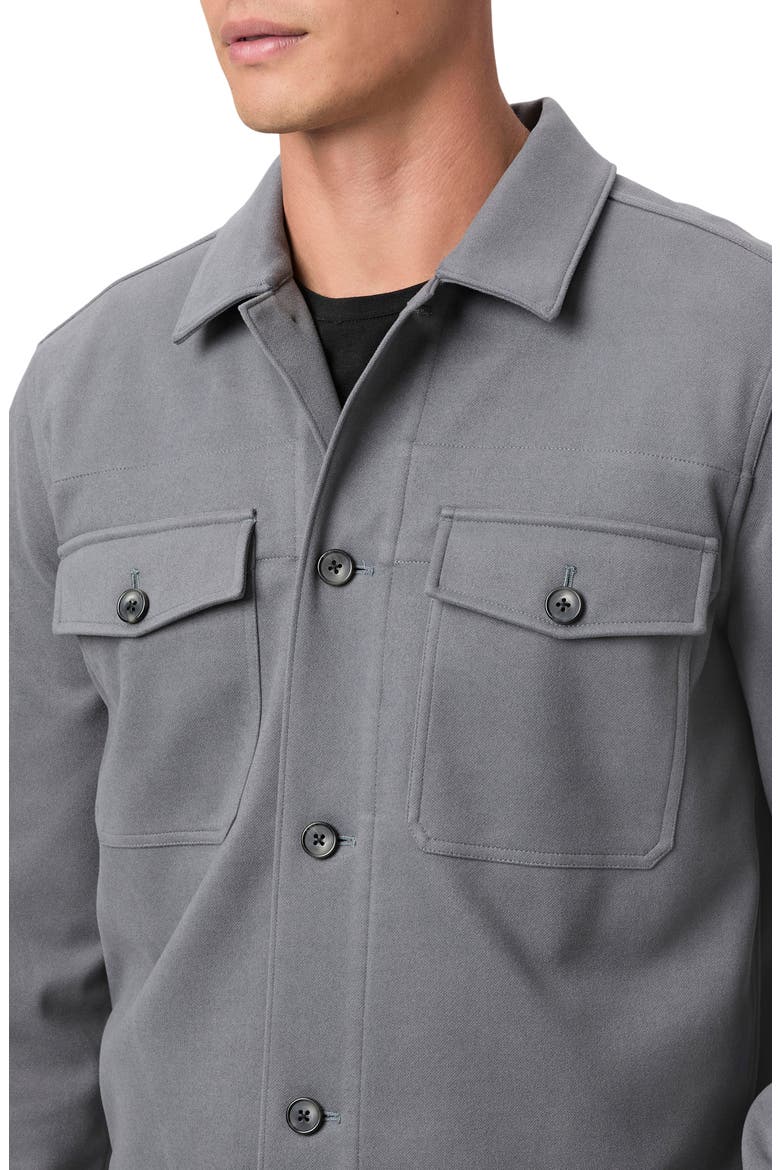 Alfred Bonded Twill Shirt Jacket, Alternate, color, WEATHERED BLUE MULTI