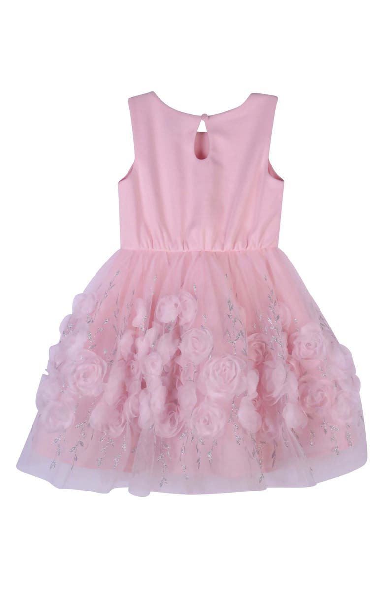 Zunie Kids' Glitter Mesh Party Dress, Alternate, color, 