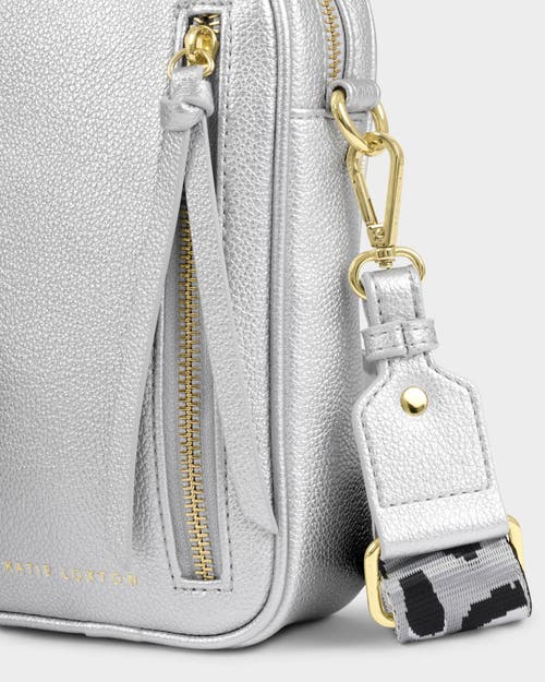 Katie Loxton Hallie Small Crossbody Bag In Silver