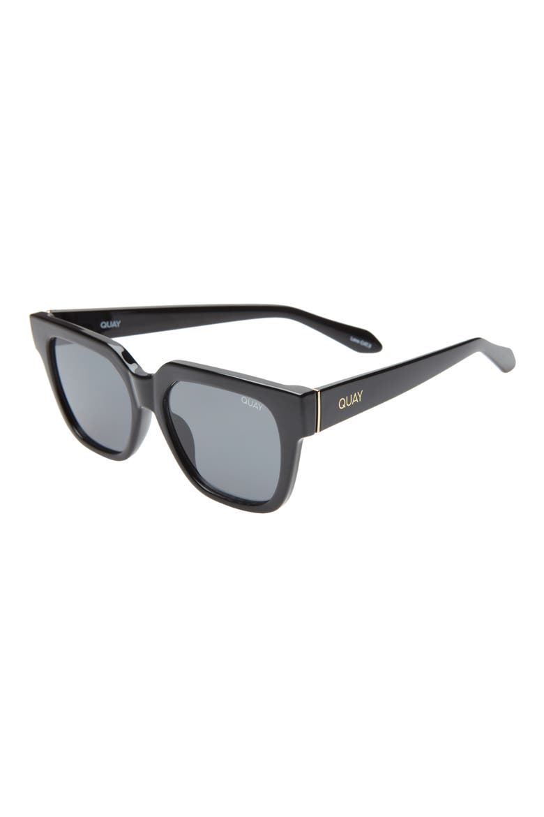 Australia PSA 45mm Square Sunglasses, Alternate, color, BLACK / SMOKE