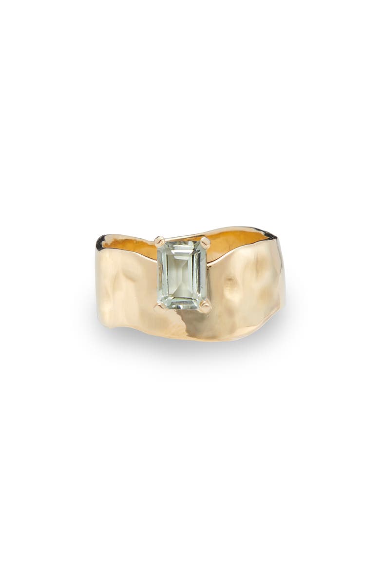 Wade Ring, Main, color, GOLD/GREEN AMETHYST