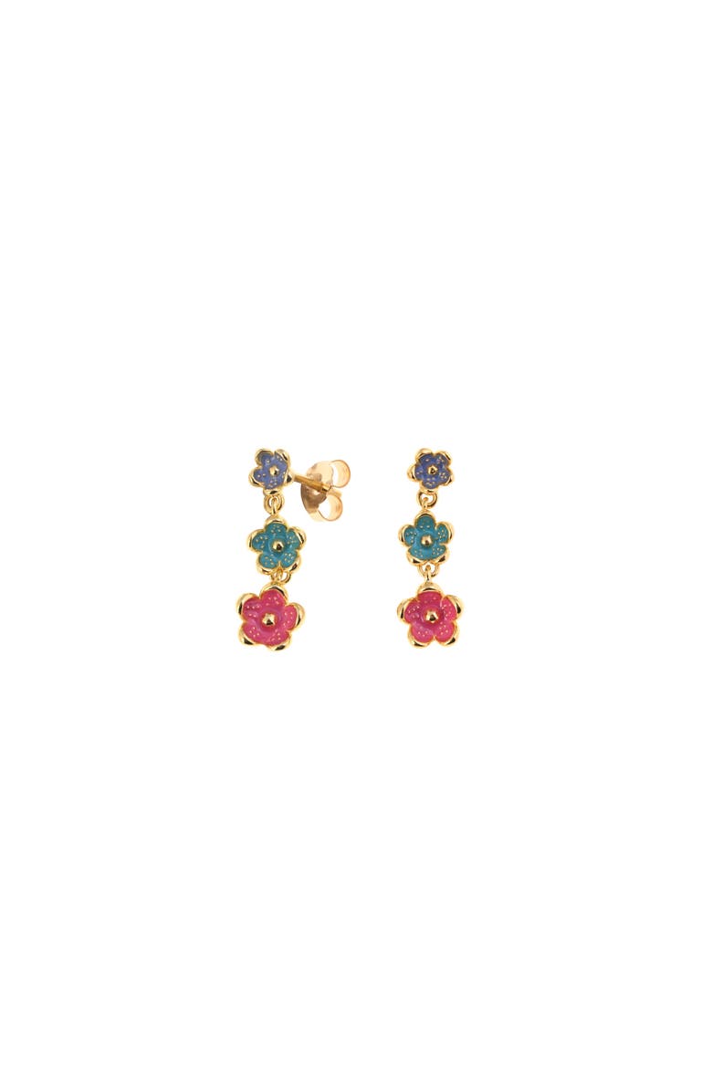 Arte Nova Jewellery Garden Earrings, Main, color, Silver Gold Plated