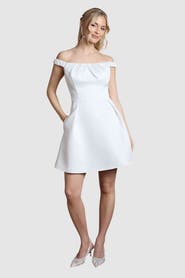 Coast Bardot Bridal Mini Dress