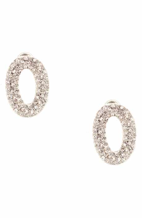 Kelah Oval Stud Earrings
