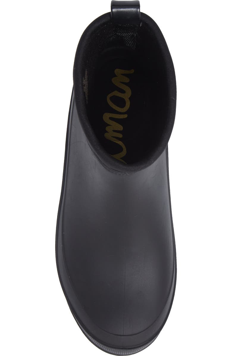 Sam Edelman Louisa Mixed Media Waterproof Rain Boot, Alternate, color,