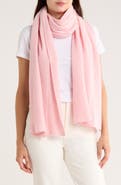 Portolano Cashmere Ribbed Wrap Scarf