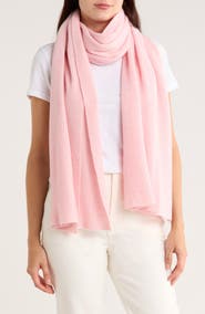 Portolano Cashmere Ribbed Wrap Scarf