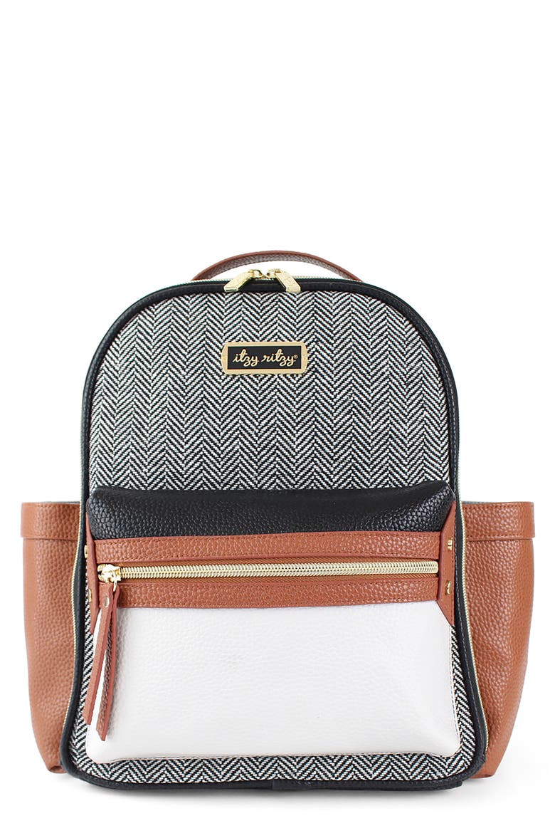 Mixed Media Mini Diaper Backpack, Main, color, MULTI