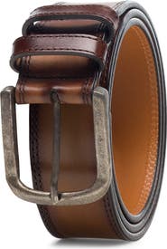 Magnanni Wayne Burnished Leather Belt