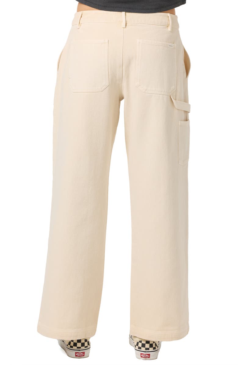 O'Neill Chandler Wide Leg Carpenter Pants, Alternate, color, Tapioca
