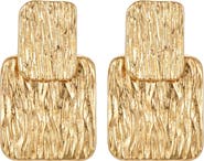 AREA STARS Anika Square Earrings