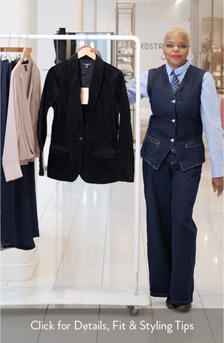 Velveteen Tuxedo Jacket, sales video thumbnail