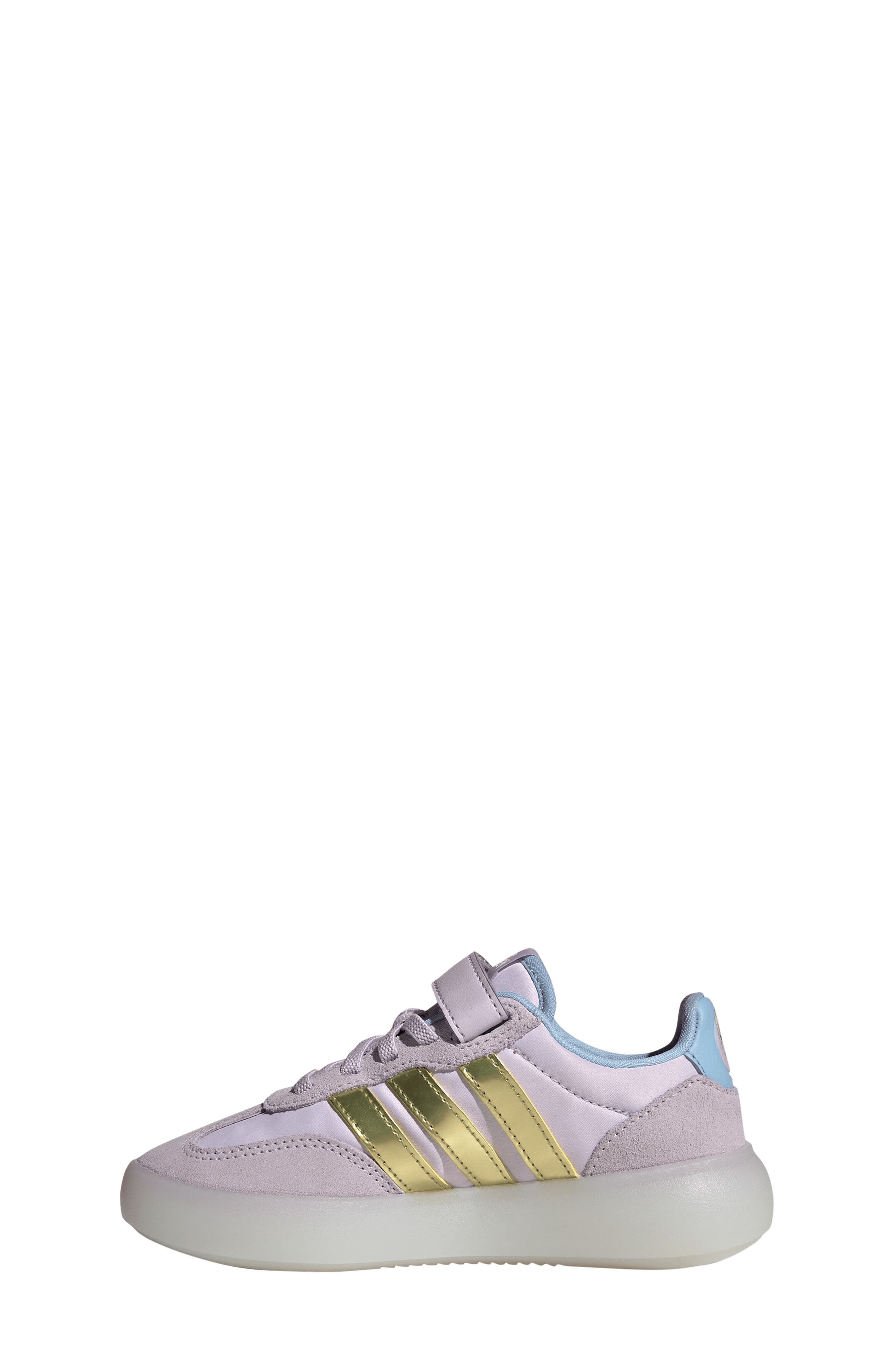 adidas Kids' Barreda Decode Sneaker, Alternate, color, Lavender/ Gold Met./ Glow Blue
