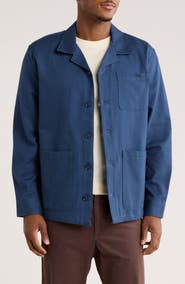 Scotch & Soda Textured Cotton Shirt Jacket