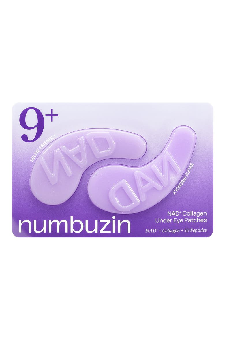 No.9 NAD+ Collagen Under Eye Patches, Main, color, NO COLOR