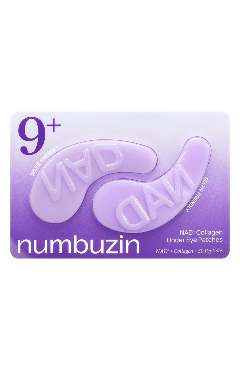Numbuzin No.9 NAD+ Collagen Under Eye Patches, Main, color,