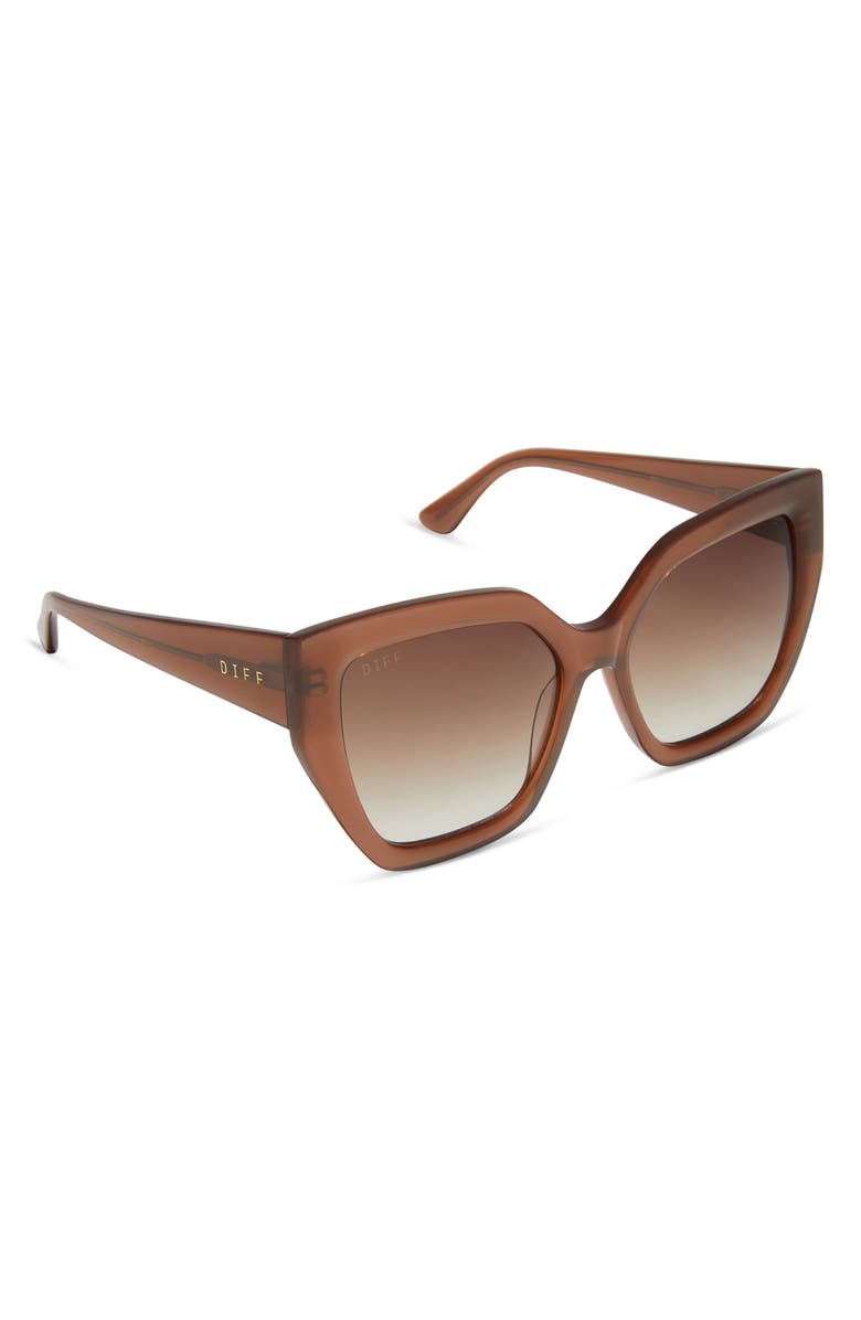 DIFF Blaire 55mm Gradient Cat Eye Sunglasses, Alternate, color, 