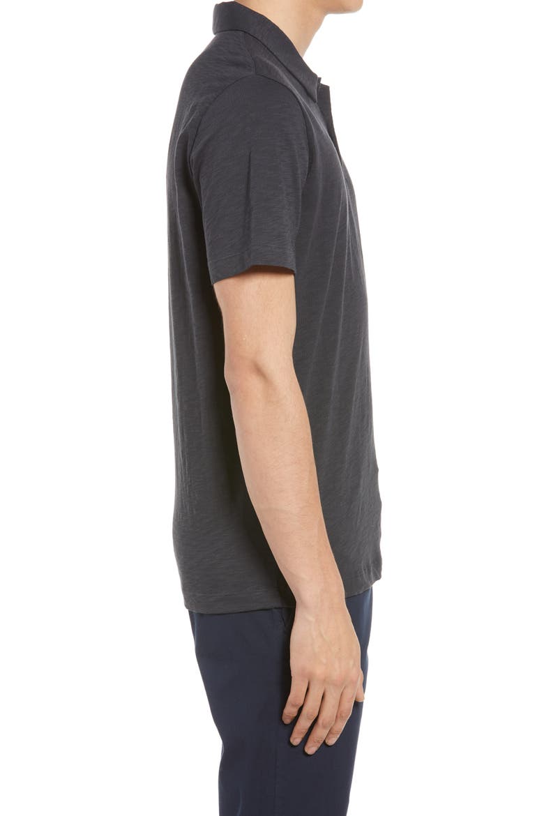 Bron C Cosmos Slub Polo, Alternate, color, BASALT