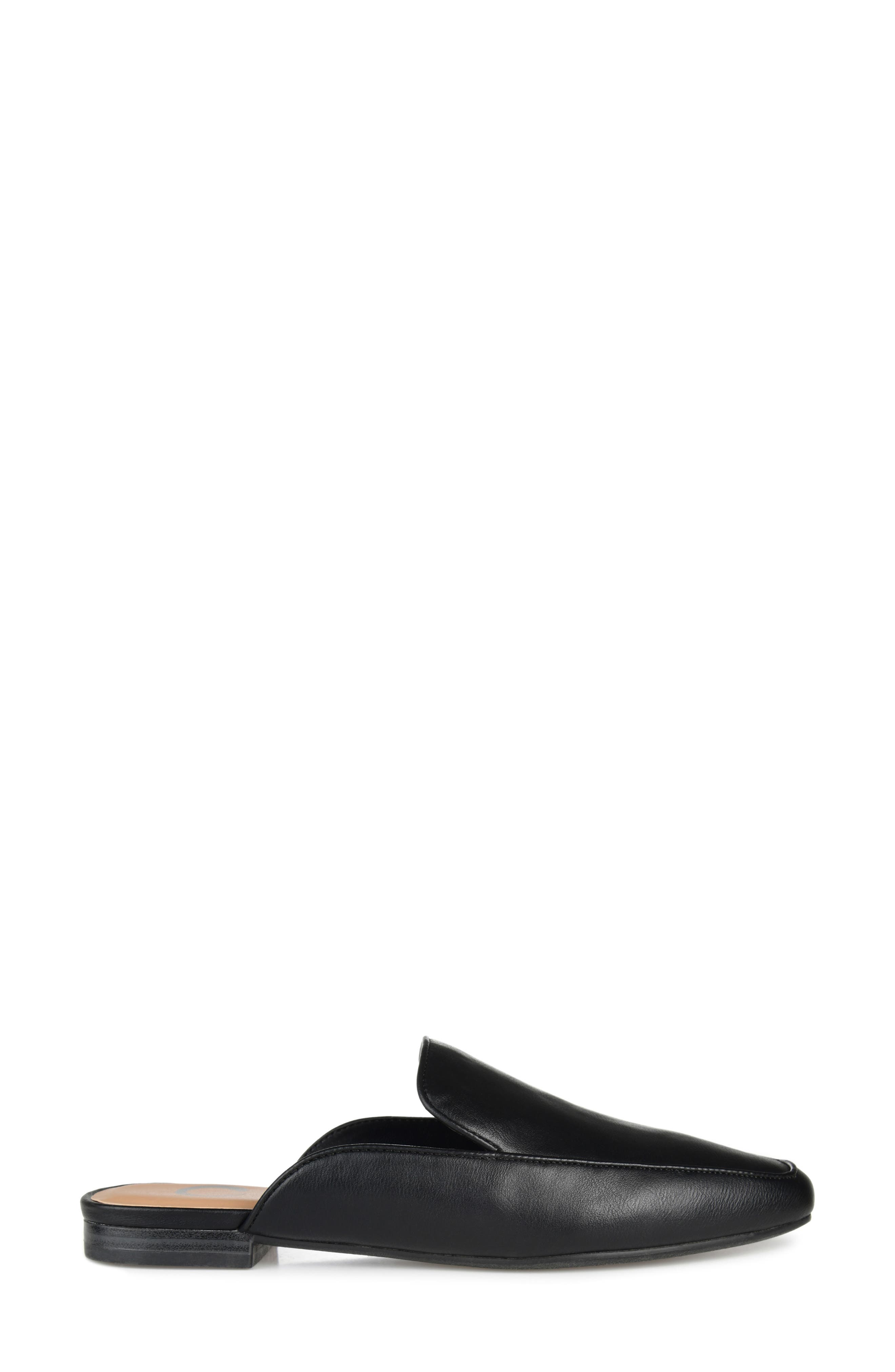 Journee Collection Akza Loafer Mule - Wide Width, Alternate, color, Black