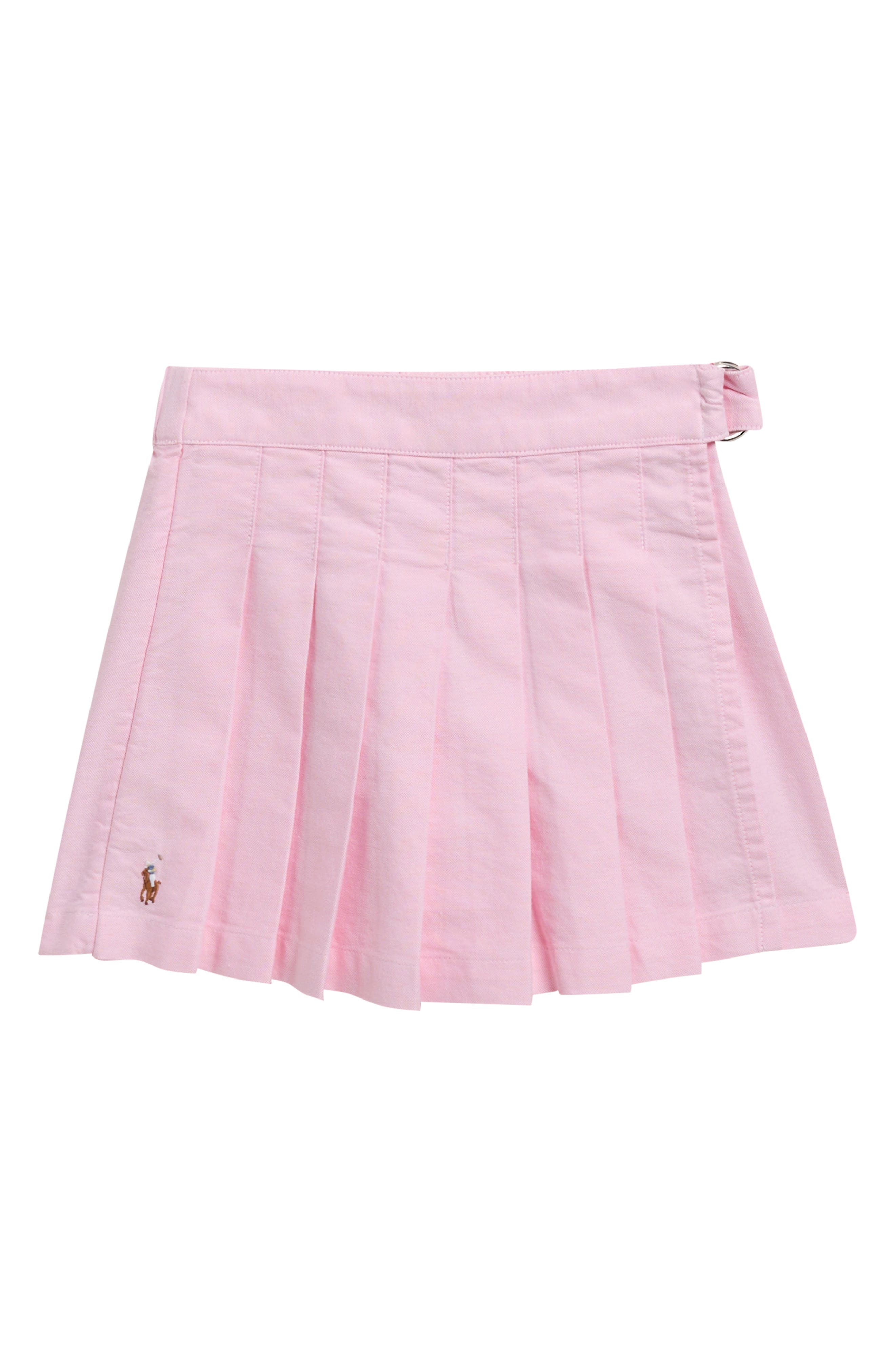 Kids' Pleated Oxford Skort