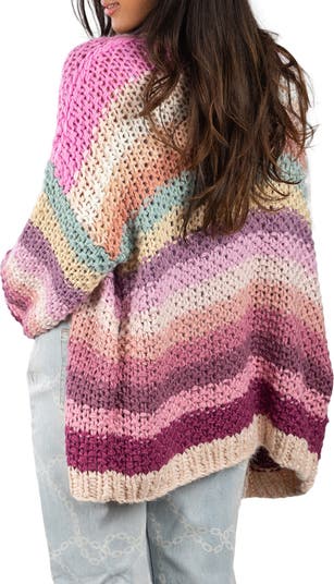 Mayflower Stripe Crochet Cardigan