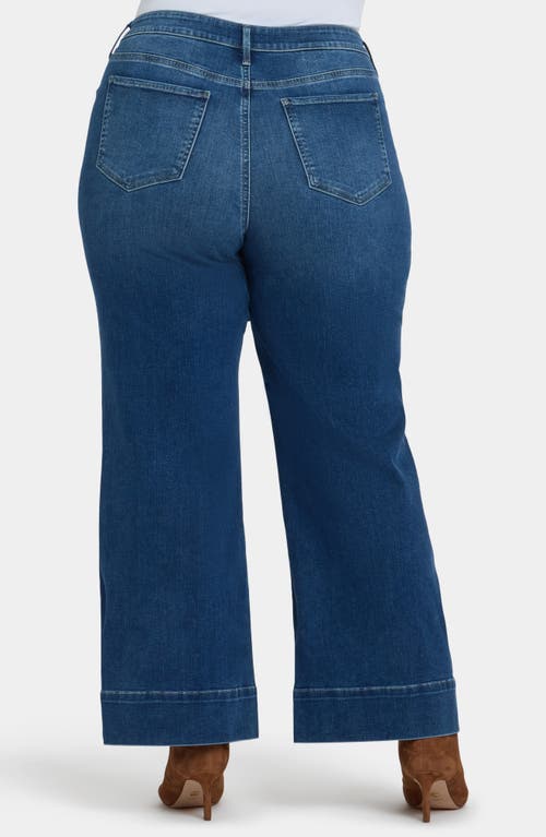 Nydj Teresa High Waist Wide Leg Jeans In Blue