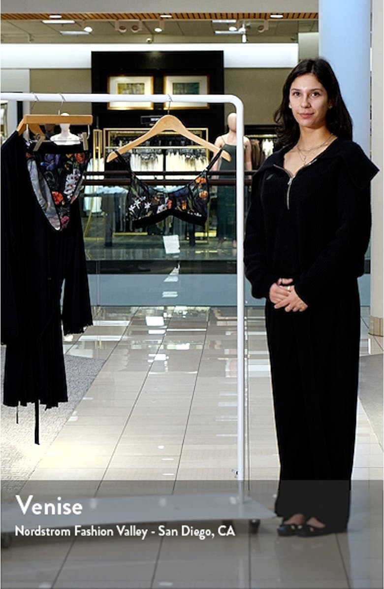 Scoop Neck Mesh Bralette, sales video thumbnail