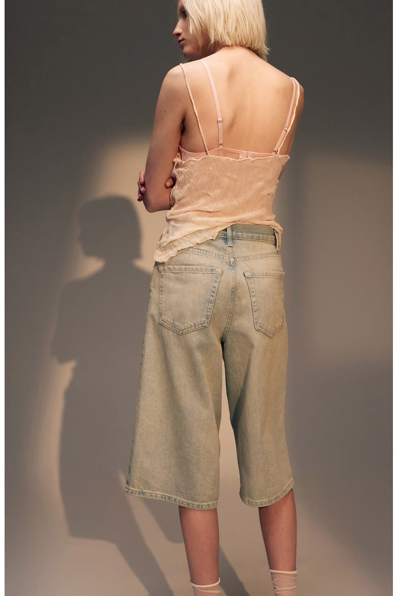 Denim Jorts, Alternate, color, LIGHT BLUE