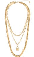 EYE CANDY LOS ANGELES Taaj 3-Piece Multi Drop Necklace