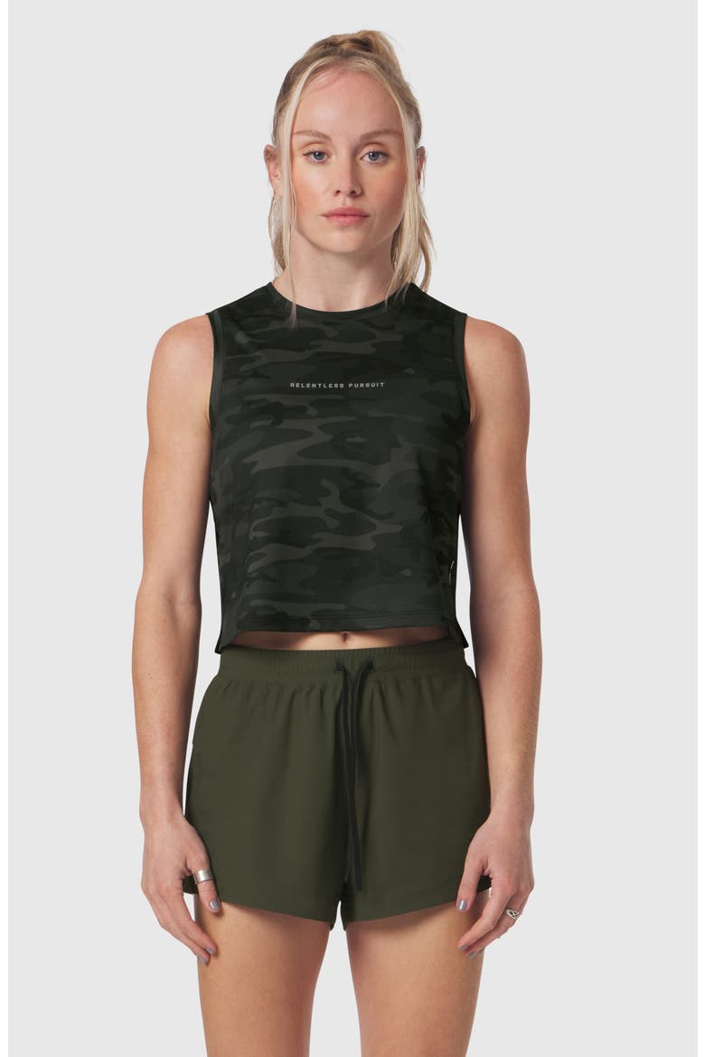 Women's AeroSilver Tank Top, Main, color, Dark Camo