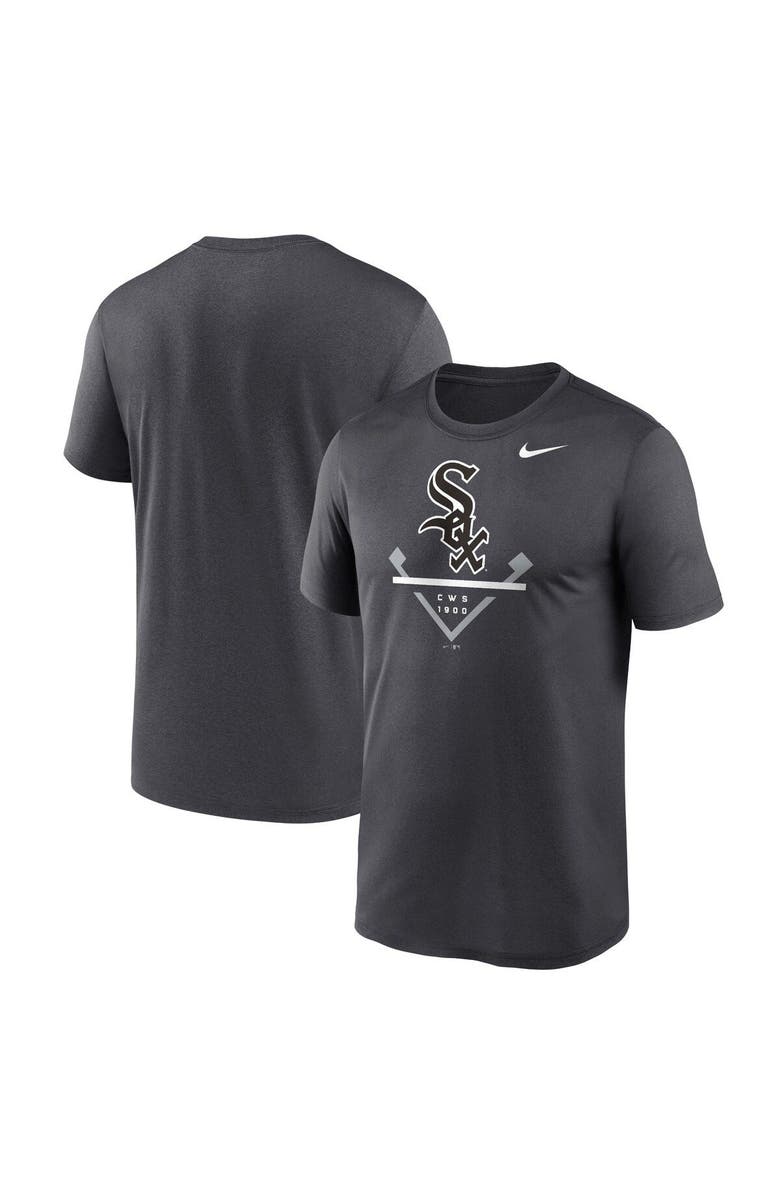 Nike Men's Nike Anthracite Chicago White Sox Big & Tall Icon Legend Performance T-Shirt, Main, color, Anthracite