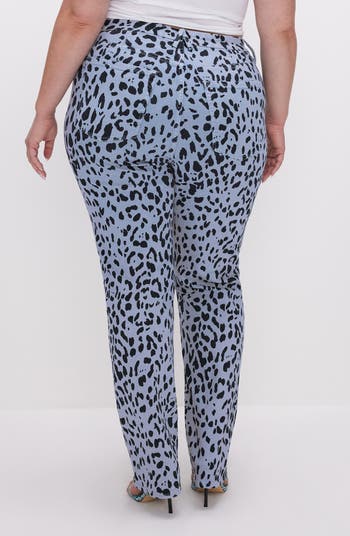 Good Icon High Waist Straight Leg Jeans