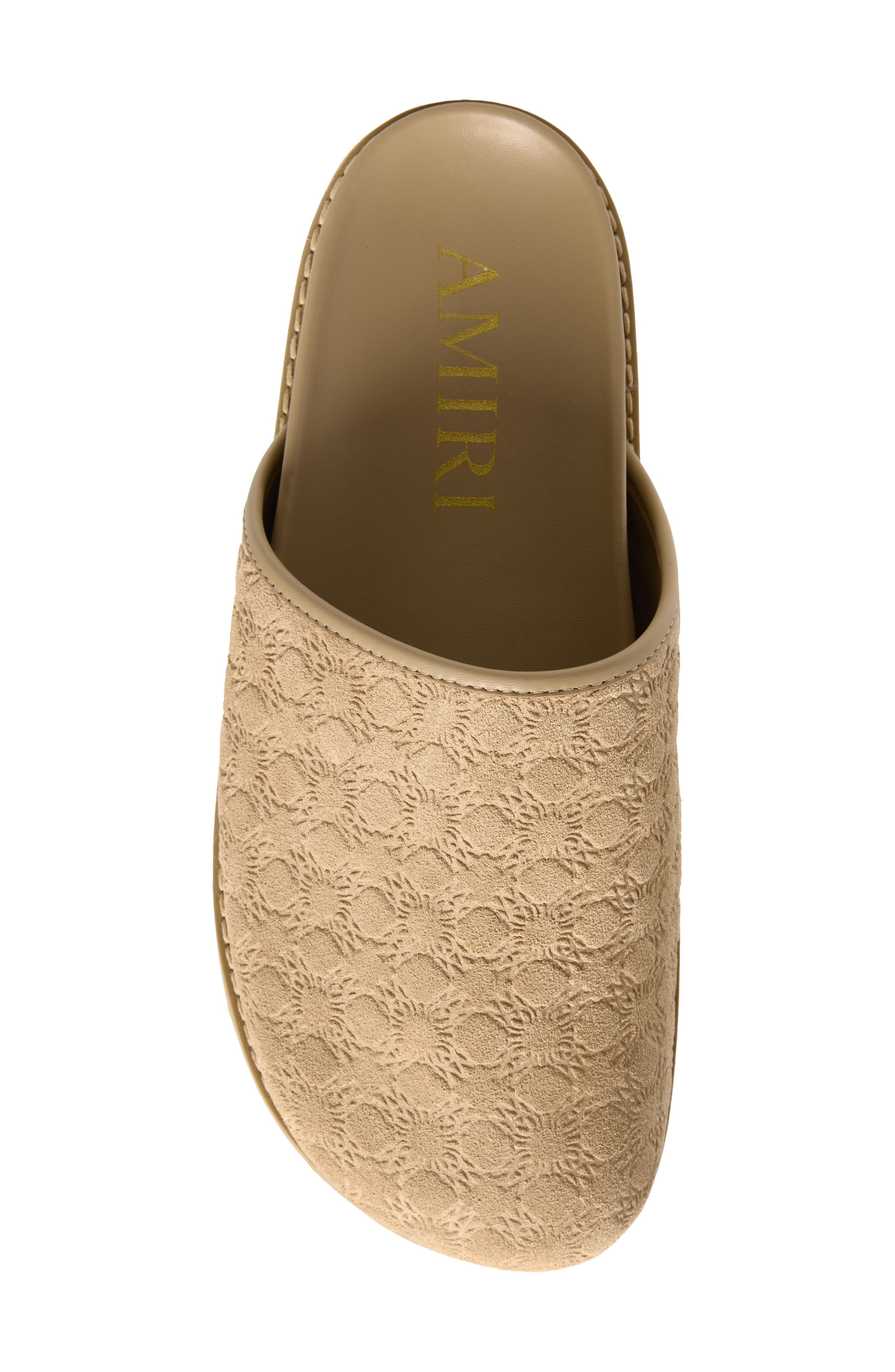 MA Debossed Leather Clog, Alternate, color, TAN
