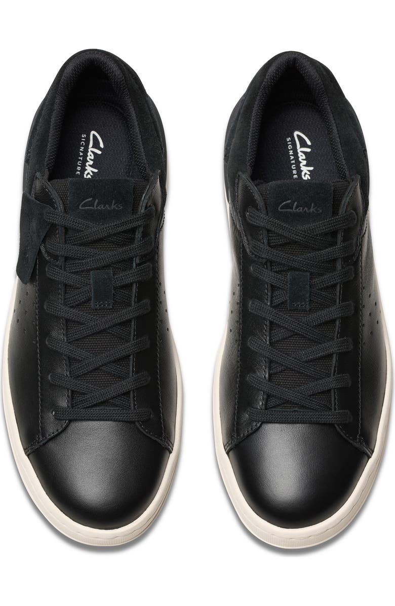 Clarks<sup>®</sup> Courtlite 2 Run Sneaker, Alternate, color, Black Leather