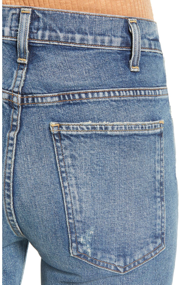 Amelia Vintage High Waist Flare Leg Jeans, Alternate, color, LONG GONE
